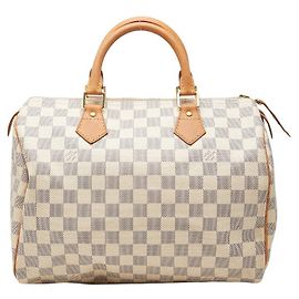 Louis Vuitton Speedy 30 Mini Boston Bag White