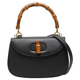 Bolso Gucci Bamboo negro Negro