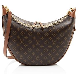 Louis Vuitton Monogram Canvas Loop Hobo Marrone