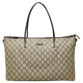 Borsa Tote Gucci GG Supreme Marrone Beige