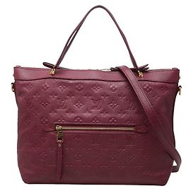 Bolso Tote Louis Vuitton Monogram Empreinte Bastille MM Castaño