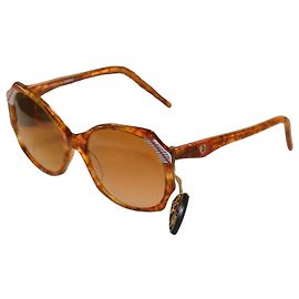 Tonino Lamborghini TL4 Sonnenbrille Schildpatt Braun