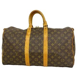 Bolsa Boston Louis Vuitton Marrom Marrom