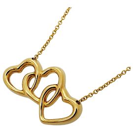 Autre Marque Collier Triple Heart Tiffany & Co. en or jaune 18K Autre