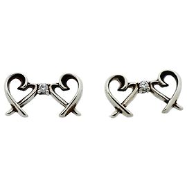 Autre Marque Pendientes Tiffany & Co. Double Loving Heart Otro