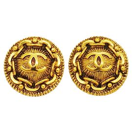 Orecchini a clip Chanel placcati in oro D'oro
