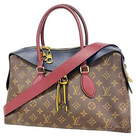 Louis Vuitton Monogram Tuileries Tote Handtasche Braun