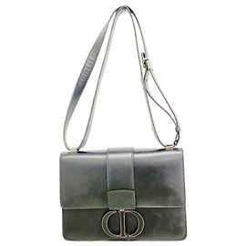 Borsa a tracolla Christian Dior Caro in pelle nera Nero
