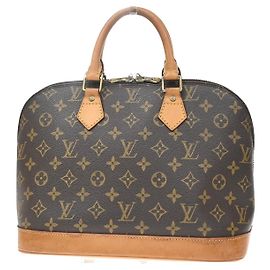 Louis Vuitton Alma Monogram Canvas MM Brown