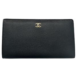 Cartera Chanel para mujer en cuero negro Negro