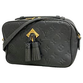 Louis Vuitton Shoulder Bag Monogram Empreinte Saint-Onge Black