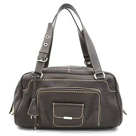 Tod's Brown Leather Handbag Brown