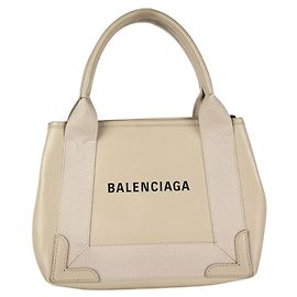 Bolso de mano Balenciaga de piel beige Beige