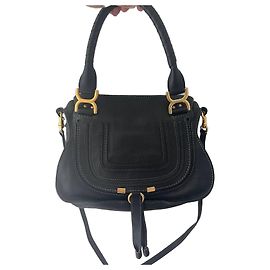 Chloé Marcie Borsa pelle nera Nero