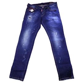 Dsquared2 slim jeans washed blue Blue