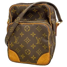 Louis Vuitton Monogram Amazon Schultertasche Braun