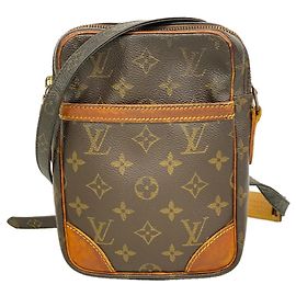 Sac à bandoulière Louis Vuitton Monogram Danube Marron