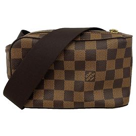 Borsa a tracolla Louis Vuitton Damier Geronimos Damier ebene