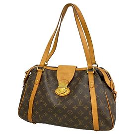 Louis Vuitton Monogram Streza PM Tote Bag Brown