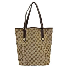 Bolso Tote Gucci GG Canvas Castaño