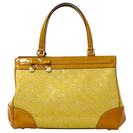 Borsa Tote Gucci Mayfair GG Beige Arancione Giallo