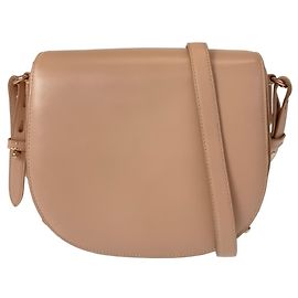 Sac à épaule en cuir rose Alexander Wang Rose