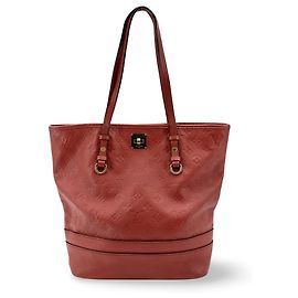 Louis Vuitton Citadine Monogram Empreinte Leather PM Rosso
