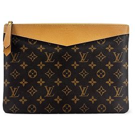Bolsa Daily Louis Vuitton Monogram Canvas Marrom