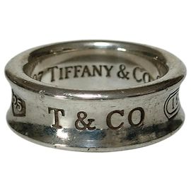 Autre Marque Anillo Banda Tiffany & Co. 1837 Plata