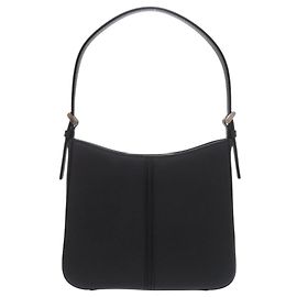 Burberry Nova Check Lederhandtasche Schwarz