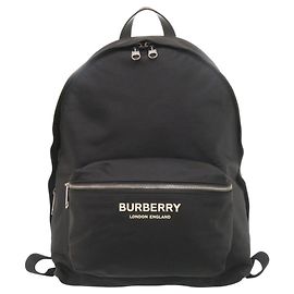 Burberry Black Nylon Backpack Black