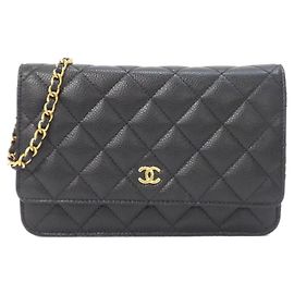 Portafoglio a catena Chanel Timeless Classic Nero