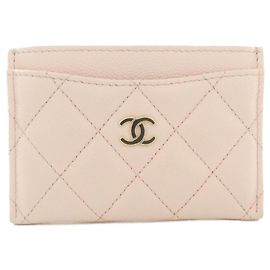 Chanel Timeless Classic Line Kartenetui Pink