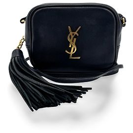 Autre Marque Saint Laurent Classic Monogram Blogger Leather Small Negro