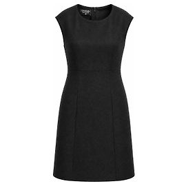 Vestido Chanel Cruise 1997 de algodón texturizado negro Negro