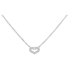 Cartier C Heart Halskette Golden