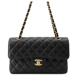 Sac à épaule Chanel Black Matelassé Noir