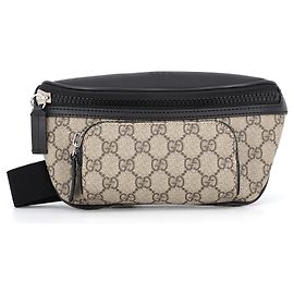 Bolsa de corpo Gucci GG Supreme Preto Bege