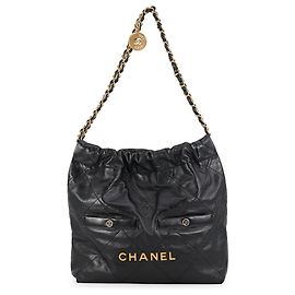 Borsa a tracolla Chanel Matelassé in nero Nero