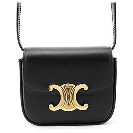 Céline Celine Triomphe Mini Claude Schultertasche Schwarz