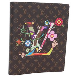 LOUIS VUITTON x TM Monogram Binder Super Flat GI1569 LV Auth gh2367SAM Monogramm