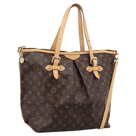 Saco Tote LOUIS VUITTON Monogram Palermo GM M40146 LV Auth ep15830V Monograma