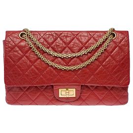 Bolsa CHANEL 2.55 em Couro Vermelho - 103918 Vermelho