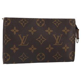 LOUIS VUITTON Monogram Bucket PM Accessory Pouch LV Auth 162697 Monograma