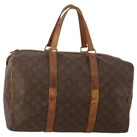 LOUIS VUITTON Monogram Sac Souple 45 Boston Bag M41624 LV Auth 201121 Monograma