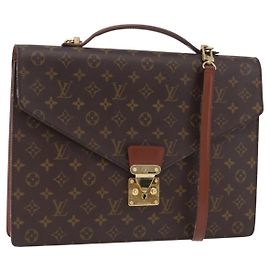 LOUIS VUITTON Monogram Porte Documents Bandouliere Bag M53338 LV Auth ep16259A Monogram