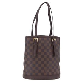 Borsa a tracolla LOUIS VUITTON Damier Ebene Marais N42240 LV Auth ka6310 Damier ebene