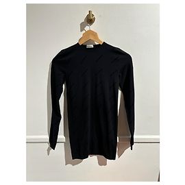 T-shirt Balenciaga nera logo T.XS Nero