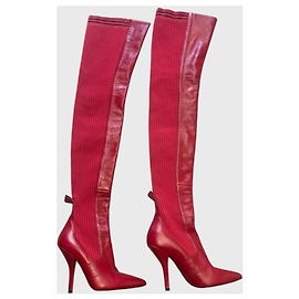 Cuissardes Fendi rouge T.37 Red