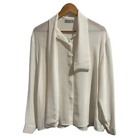 Blusa Balenciaga écru T.40 Beige